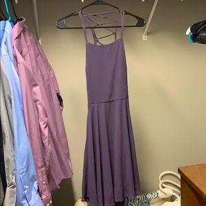 Lulu’s Strappy to Be Here Dress in dusty purple
